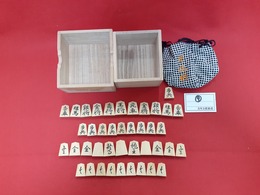 ➈将棋駒　竹風作　昇龍書　彫駒
