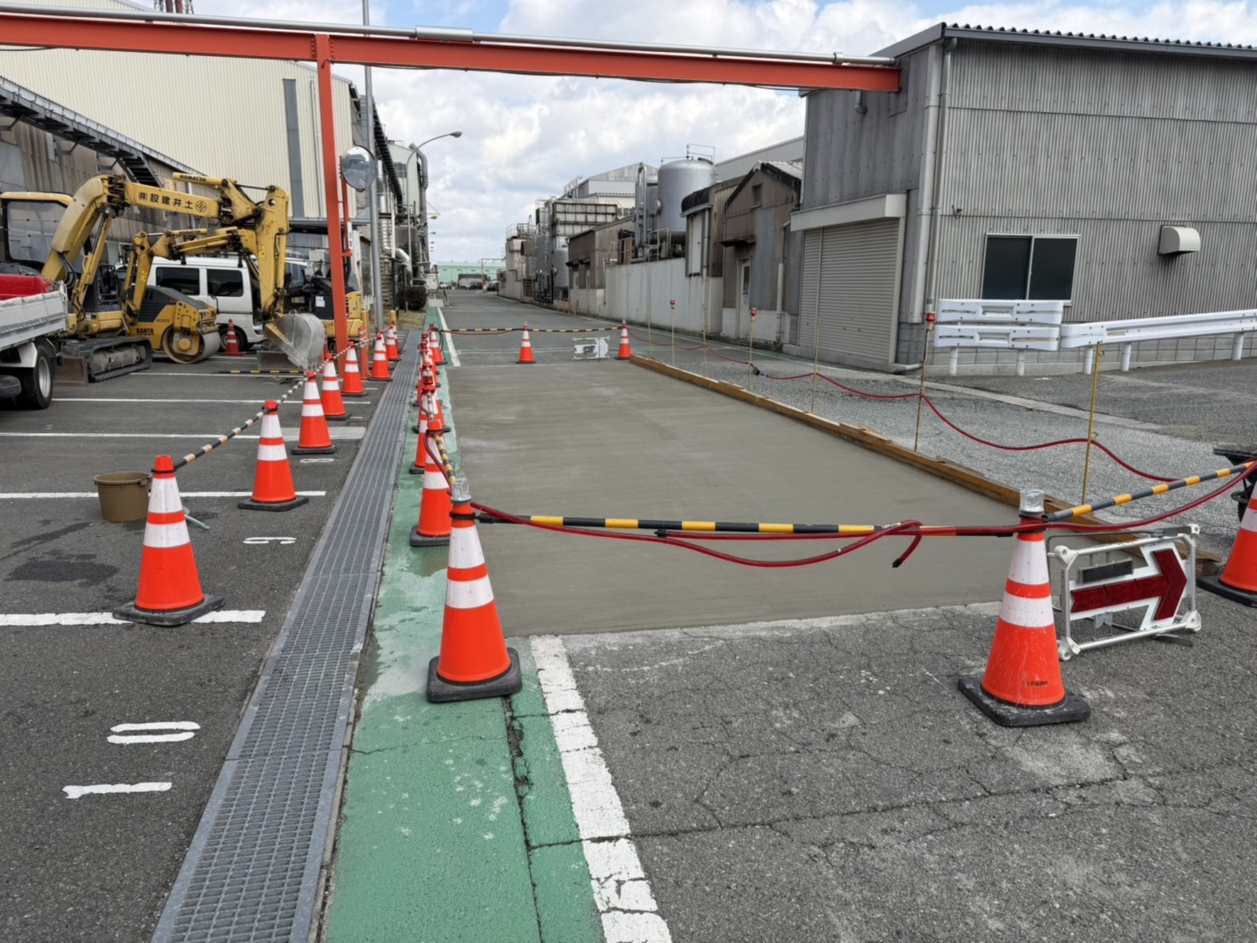 ｺﾝｸﾘｰﾄ舗装工事