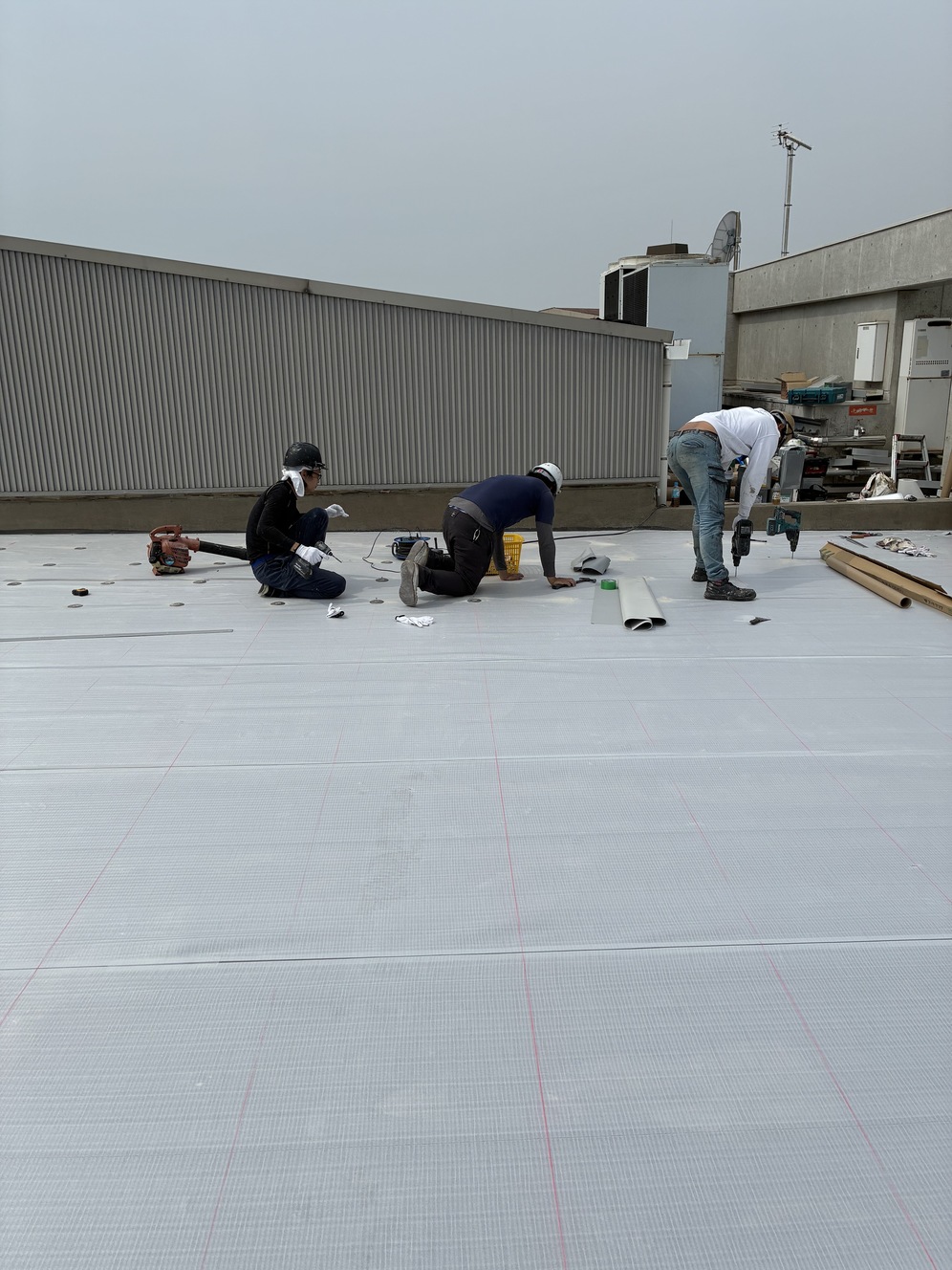 伊保小学校特別教室棟屋上防水改修工事