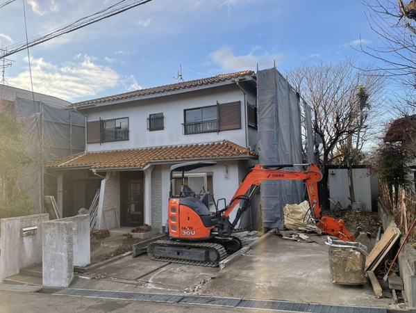 八幡市男山 ／ 木造住宅解体　