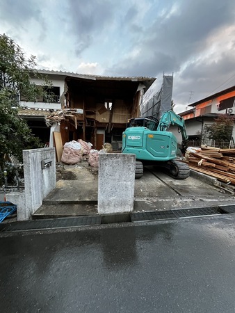 八幡市男山 ／ 木造住宅解体　