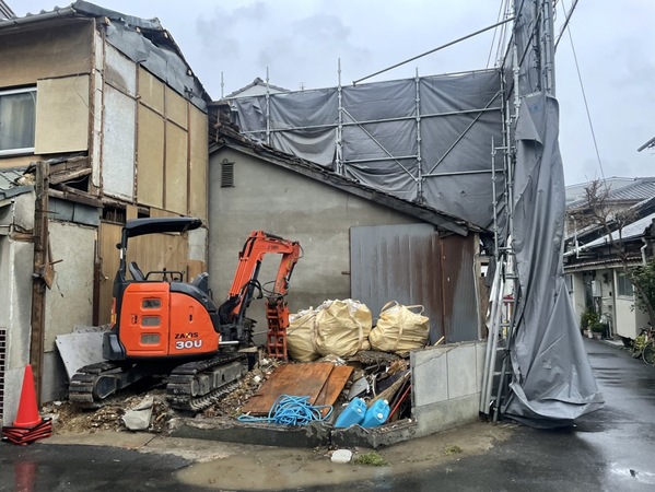 大阪市旭区 ／ 木造住宅解体　