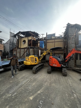 京都市下京区 ／ 木造住宅解体
