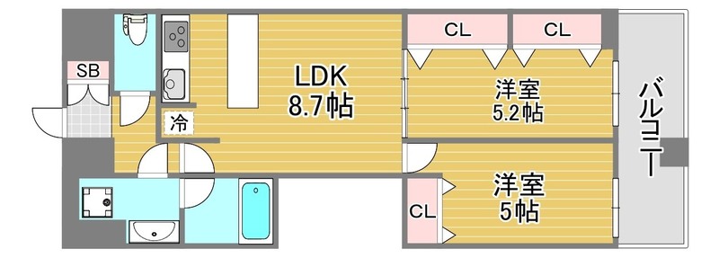 レジディア心斎橋ウエスト