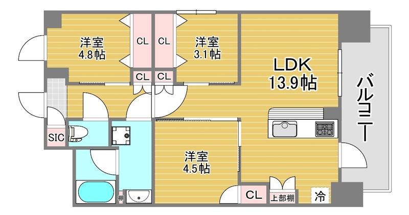 スプランディッド難波Ⅶ