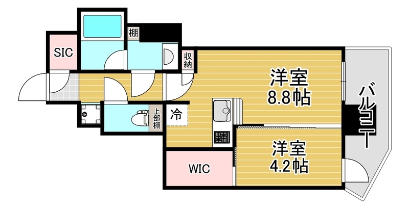 コンフォリア・リヴ本町WEST　Ｑ