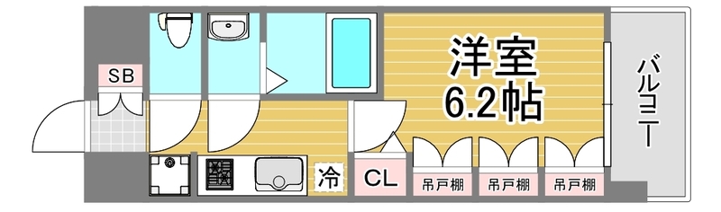 プレサンス京橋GREEN YARDアルミラ