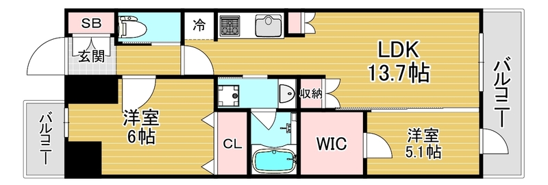 スプランディッド難波WESTⅡ
