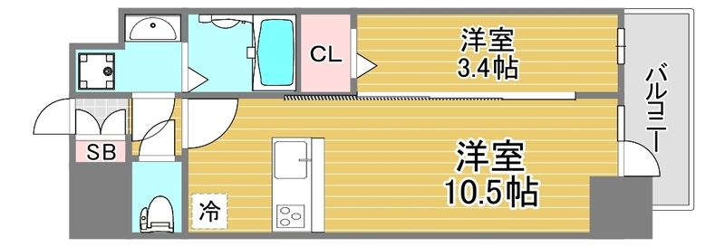 S-RESIDENCE堺筋本町Deux