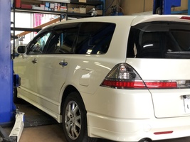 ホンダ　オデッセイ　車検　点検　整備　摂津市ニコモサービス
