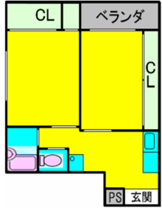 エレガンス5【301】【2DK】
