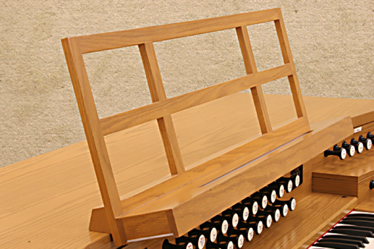 木製ラティス譜面台