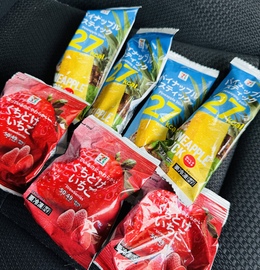 🍓暑い日の味方！道中セブンのフルーツアイスに救われた話