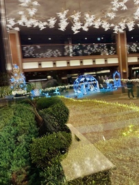 有馬グランドホテルのロビーから見えるクリスマスの景色🎄