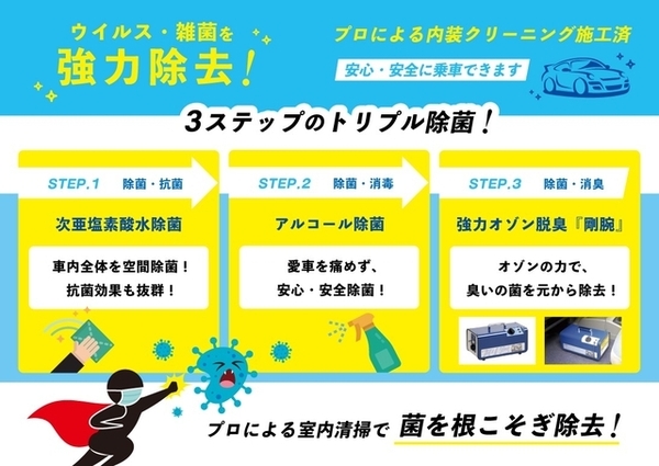 ☆販売車輛 消毒・除菌しております☆