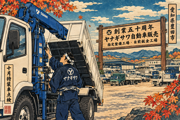 【10月秋の現場ラッシュ】即戦力！クレーン付きトラック（ユニック）・ダンプの失敗しない選び方