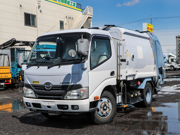 H25年☆4.3立米 プレス式パッカー車 2t 連続スイッチ 塵芥車