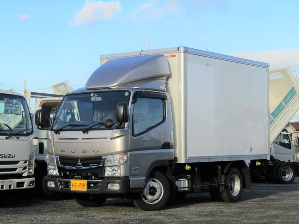 キャンター　アルミバン　積載2t　10尺　カスタムグレード　全低床