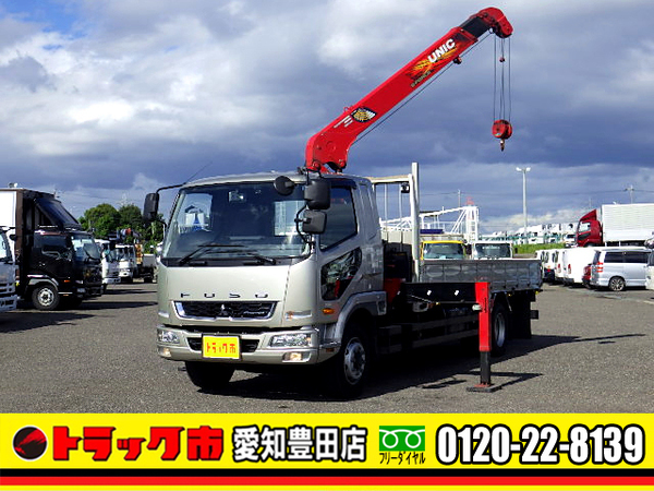 三菱ふそう ファイター 4段クレーン 増t ラジコン 坂道補助 Bカメラ 4.55t 6MT