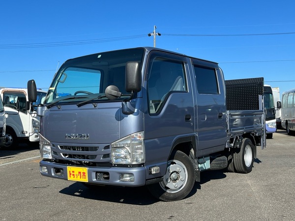 H29年☆Wキャブ パワーゲート付き 2t 平ボディ 全低床 5MT