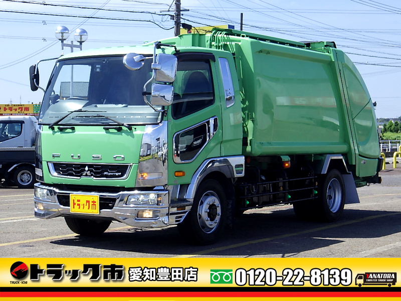 三菱ふそう ファイター 塵芥車 プレス式 8.2立米 増トン 1オーナー 4t 6MT！｜中古トラック在庫詳細｜株式会社ヤナギサワ自動車販売