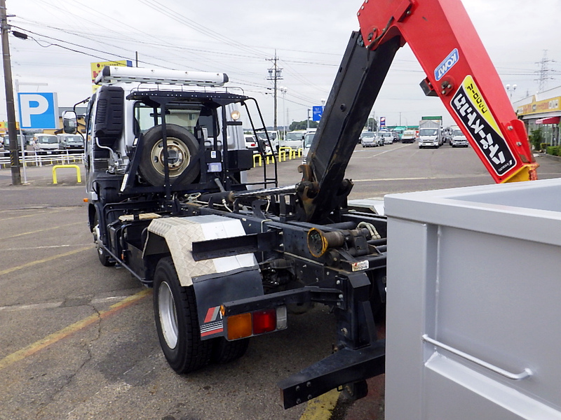 三菱ふそう ファイター 脱着式コンテナ車 フックロール コンテナ付8立米 3.5t 6MT｜中古トラック在庫詳細｜株式会社ヤナギサワ自動車販売