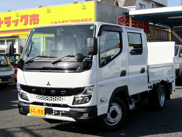 ２トンＷキャブパワーゲート　衝突軽減ブレーキ　バックモニター　リアエアコン　5MT　登録済未使用車