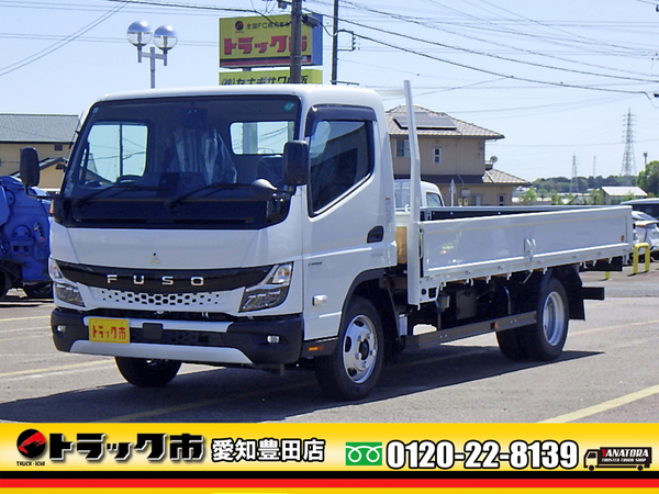 三菱ふそう キャンター 平 ワイド ロング 全低床 後期 3方開 床板 未使用 3t AT