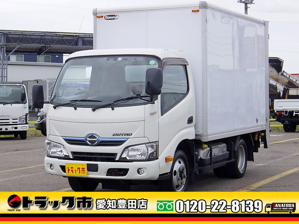 日野 デュトロハイブリット ドライバン 垂直PG 全低床 Bカメラ ETC ドラレコ 2t AT