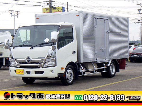 日野 デュトロ アルミバン 左右スライドD ナビTV ドラレコ ETC2.0 2t AT