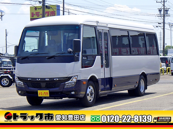 三菱ふそう　ローザ　福祉車両 チェアデッキ仕様 車いす移動車 車いす2基 21＋2人　AT