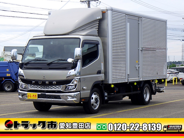 三菱ふそう キャンター アルミバン 格納PG ワイドロング Bカメラ ETC2.0 3.5t AT