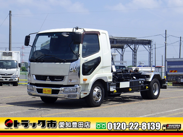 三菱ふそう ファイター 脱着装置付きコンテナ専用車 ベッド付 ツインシリンダー