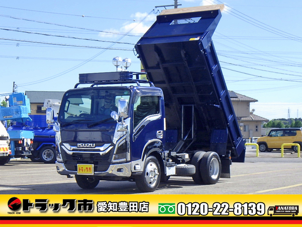 いすゞ エルフ スーパー強化ダンプ 床板9mm 衝突軽減 LEDヘッド 3t 6MT