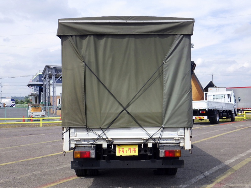 トヨタトヨエースの荷台の幌 トヨタ トヨエース 幌カーテン付き平ボディ ワイド ロング 全低床 2t