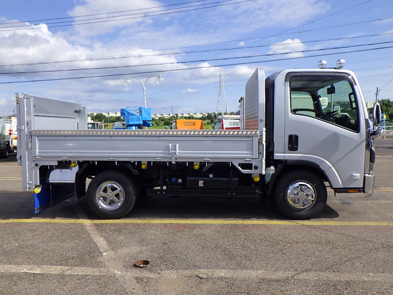 いすゞ エルフ 平ボディ 3t 垂直PG ワイドセミロング メッキ