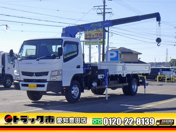 三菱ふそう キャンター 3段クレーン 超超ロング リアジャッキ ラジコン2.95t 5MT