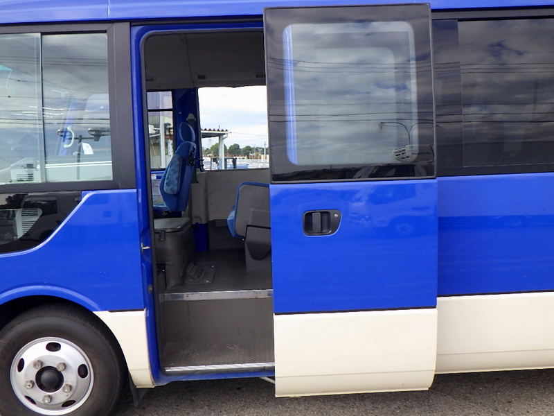 三菱ふそう ローザ マイクロバス 28人乗り ロング ハイルーフ 自動ドア