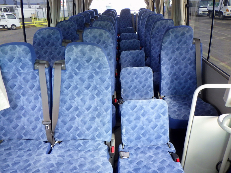 三菱ふそう ローザ マイクロバス 28人乗り ロング ハイルーフ 自動ドア