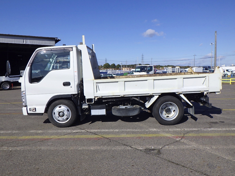 いすゞ エルフ ダンプ 新明和 全低床 標準 10尺 3方開 坂道補助 3t 6MT