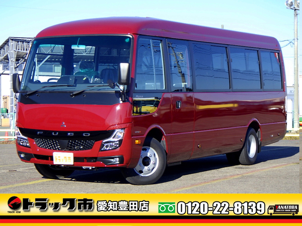 三菱ふそう ローザ マイクロバス ロング プロライン 28人乗 自動ドア 冷蔵庫