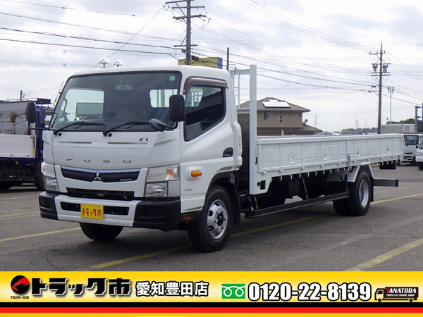 三菱ふそう キャンターEX 平ボディ ワイド拡幅超超ロング 6.2mボディ ハイルーフ