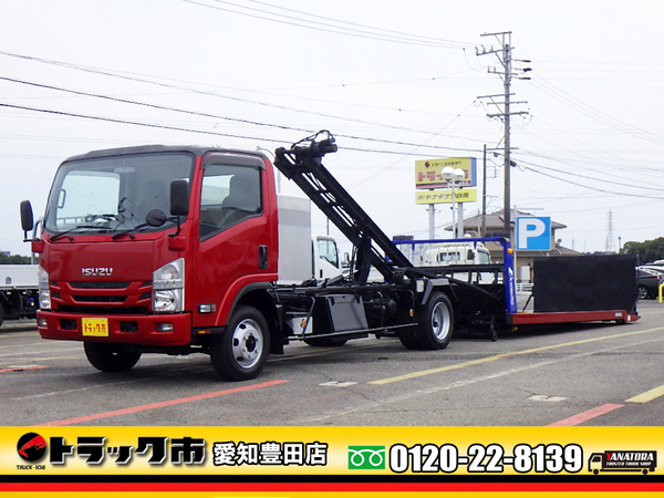 いすゞ エルフ 1台積キャリアカー 4WD ラジコン 坂道補助 3t 3人乗 5MT