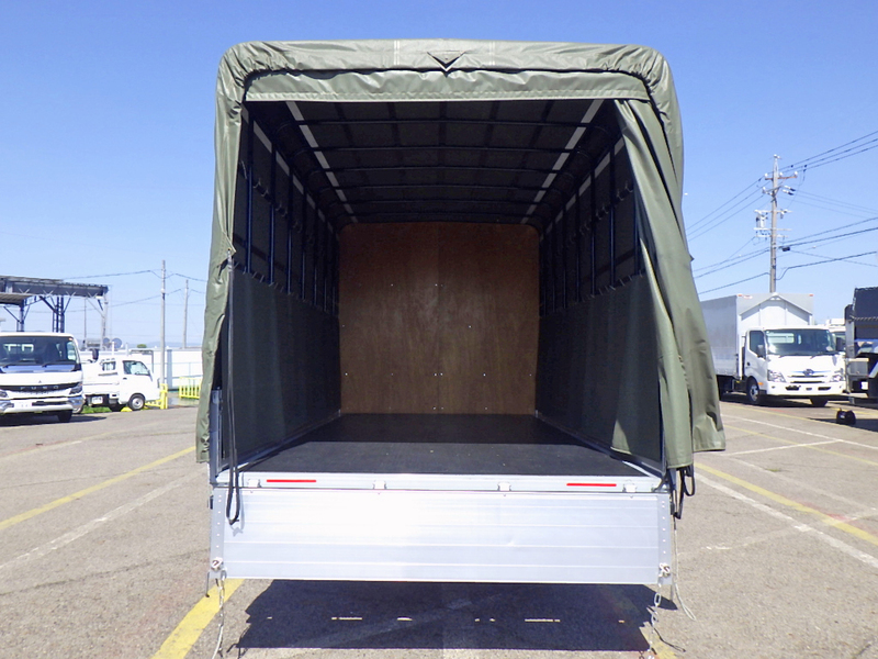 ニッサン アトラス 平 アルミB 幌付 ワイド ロング エルフOEM車 荷台