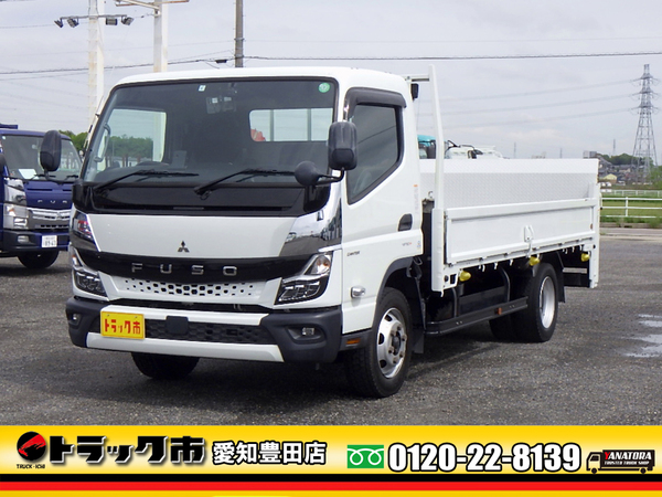 三菱ふそう キャンター 平ボディ ワイドロング 垂直パワーゲート付き 積載4.6t