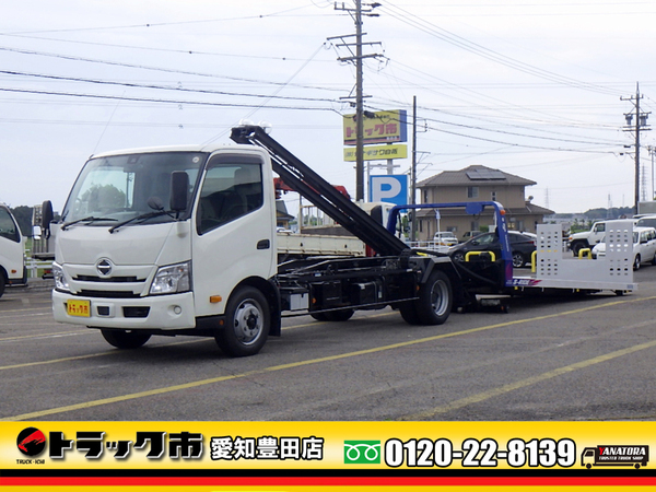 日野 デュトロ 1台積みキャリアカー フラットフロア オートターンリアゲート ラジコン 2.8t