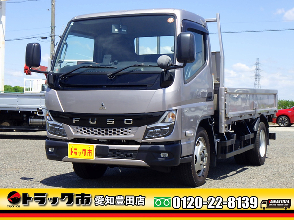 三菱ふそう キャンター 平ボディ 3t 標準セミロング ハイルーフ 衝突軽減 5MT