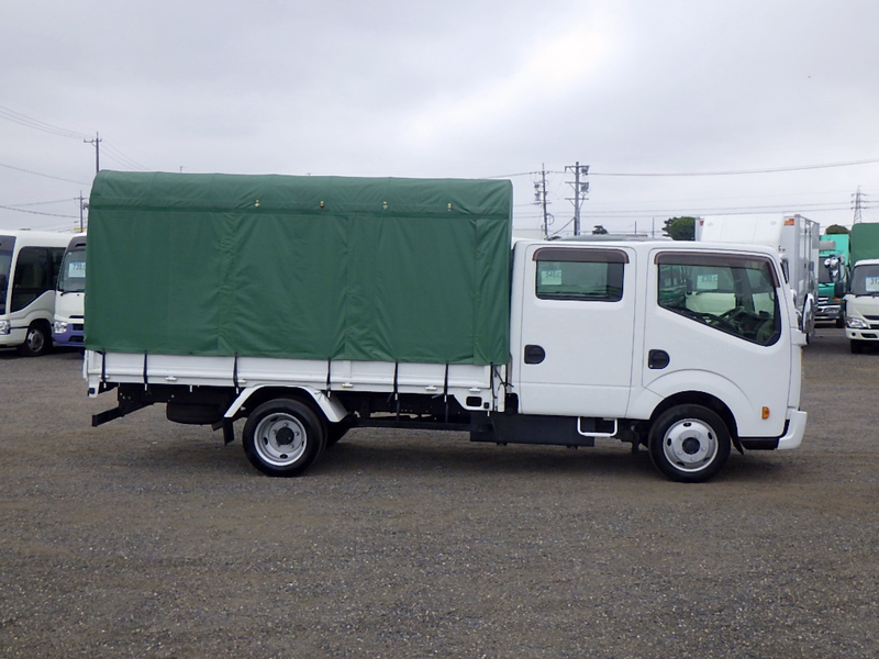 日産 アトラス Wキャブ 1.75t 幌付き 平ボディ ロング 6人乗り AT