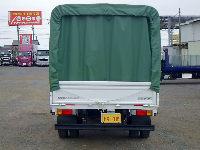 日産 アトラス Wキャブ 1.75t 幌付き 平ボディ ロング 6人乗り AT