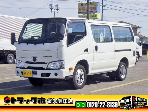 日野 デュトロ ルートバン 低床 パワーゲート 衝突軽減 ナビTV Bカメ 2t AT
